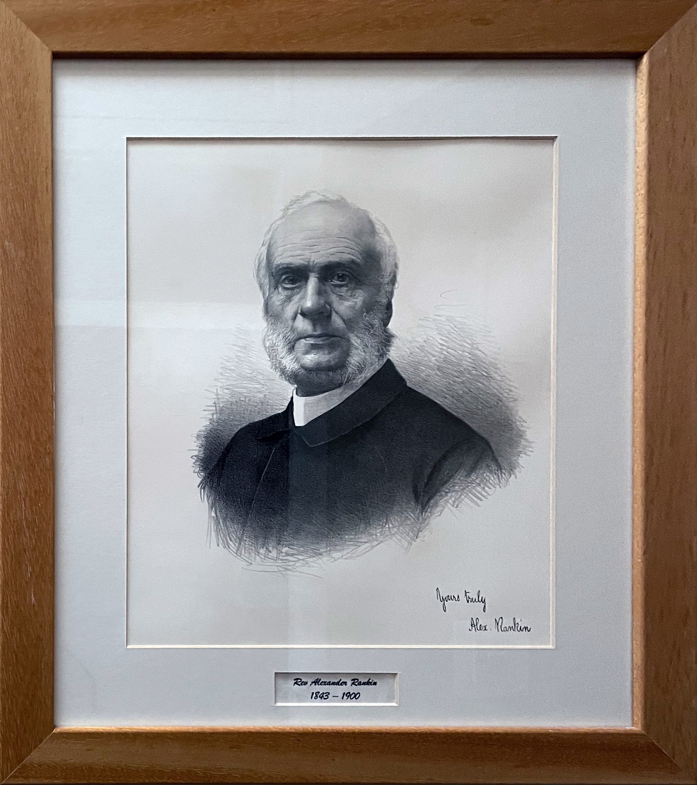 1843 – 1900 Reverend Alexander Rankin